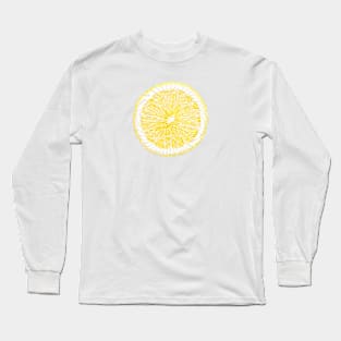 Cool Lemon Print Long Sleeve T-Shirt